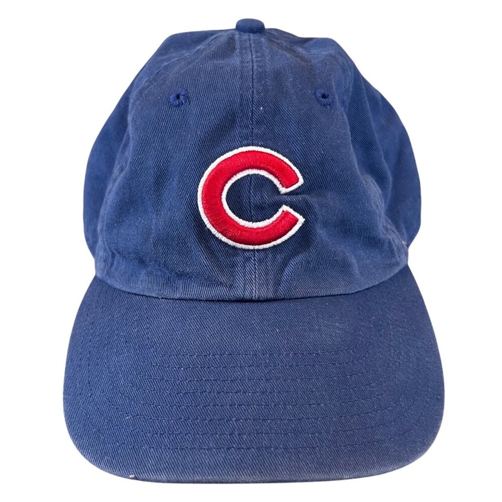 Chicago Cubs Blue Adjustable Baseball Clean Up MLB Cap By 47 Brand